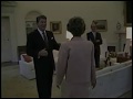 President Reagan and Nancy Reagan during a Farewell Reception for Michael Deaver on May 20, 1985