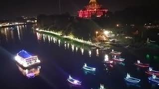 Viewing The Sarawak Day River Floats from a different perspective.