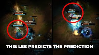 This Lee Predicts the Prediction.. Insec Kick!! | EDG Jiejie