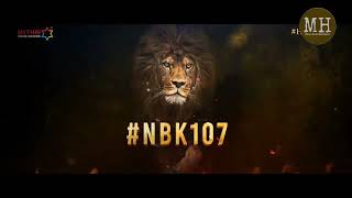 NandamuriBalakrishna Massiest first look #NBK107 💥 | NBK | Gopichand | MythriMovieMakers | MHents |