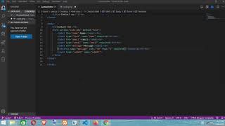 Dynamic HTML, PHP contact form part 2