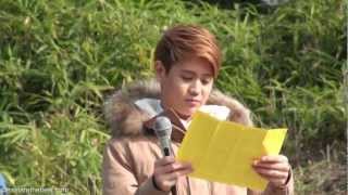 [Fancam] Yoseob 121202 - Solo Debut Mini Fanmeeting @Inkigayo (Part 2/4)