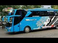 kasta tertinggi double decker aerobus pekanbaru medan di terminal pekanbaru