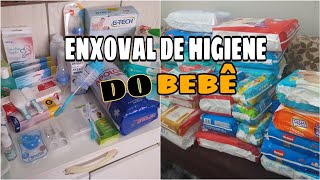 ENXOVAL DE HIGIENE COMPLETO DO BEBÊ _ BANHO, HIGIENE + ESTOQUE DE FRALDAS!