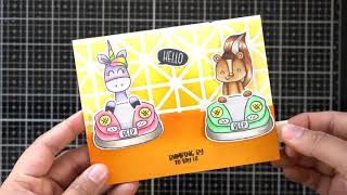 Bumping Into Each Other | Double Slider Card Variant Interactive Card