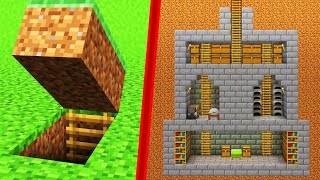 *SECRET* Underground Base Build Challenge in Minecraft!