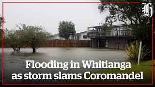 Cyclone Gabrielle: Flooding in Whitianga as storm slams Coromandel  | nzherald.co.nz