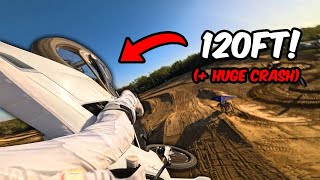 The Scariest Jump of my Life 😱 (HUGE CRASH)