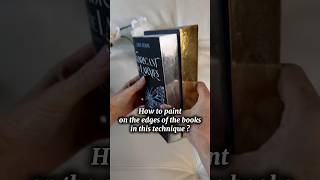 How to make Hidden Fore Edge Painting tutorial part1-painting #bookart #tutorial #booklover #artist