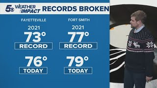 Weather | Arkansas sees record warmth on Christmas Day