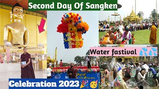 Poi Sangken (Water 💦 Fastival -2023) All Buddhist Community New Year Celebration 🎉🥳Northeast, A.P❣️💞