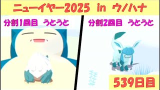 【ポケモンスリープ】ニューイヤー2025 in ウノハナ雪原　3日目（2025/1/8　539日目）