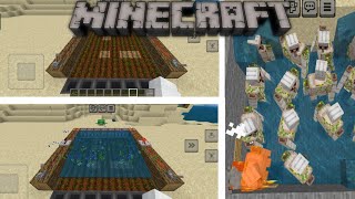 how make automatic wheat farm & iron farm in Minecraft