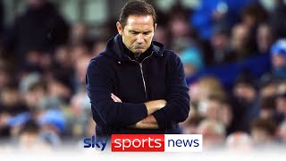 Is Frank Lampard on the verge of being sacked at Everton?