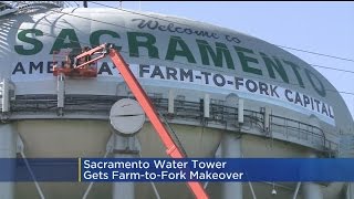 Sacramento's Landmark Water Tower Gets New Branding