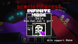 How far can Dream Sans survive in infinite Mode | Roblox Undertale Adventures