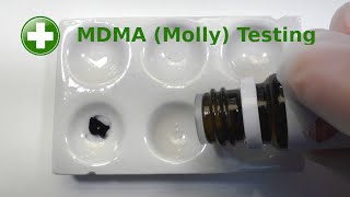 Molly (MDMA) Test Kit Demo - Color Reactions With Three Tests (Marquis, Mecke, Simon's)