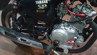 YAMAHA YB125SB | Gắn Lại Pô Zin