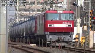 東北本線ワシクリとヒガハスで貨物列車EH500、EF65、EF210を撮影  Japanese work horse (EH500 and EF210 or EF65) on Tohoku-Line