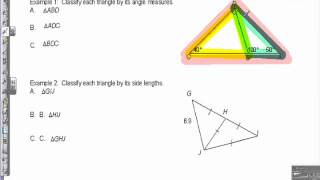 Day 1 Classify Triangles PART 1