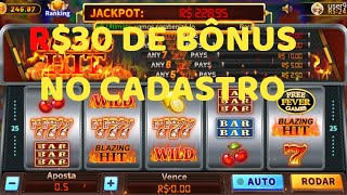 NOVO SLOT CASSINO PAGANDO R$15 DE BỘNUS DE CADASTRO! SAQUE FREE 2025