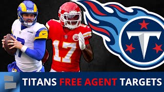 Top 20 Tennessee Titans Free Agent Targets ft. Baker Mayfield, Mecole Hardman + James Bradberry