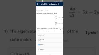 SOLUTION OF ASSIGNMENT 11 OF CONTROL ENGINEERING,,NPTEL