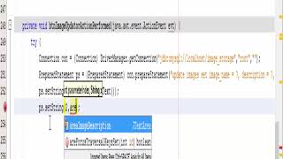 Database Image Update in Java