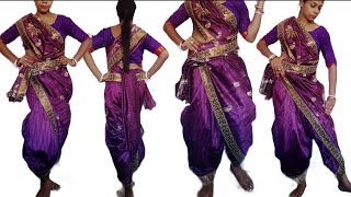 How to wear Bollywood style Koli saree | how to wear Koli saree in Madhuri Dixit style | Koli saree