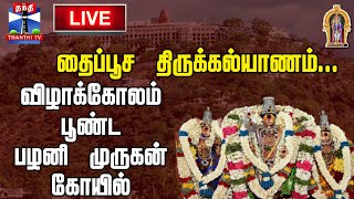 🔴LIVE : தைப்பூச திருக்கல்யாணம்... விழாக்கோலம் பூண்ட பழனி முருகன் கோயில்