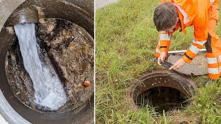 5 sekunders kumfilming avslører fremmedvann i avløpesnettet - enkel metode vist på Hallingtreff