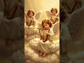 The little angels play their harps to Jesus | Jesus loves the little children #jesus #angel #viral