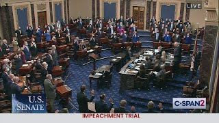 Senators are sworn in for the Second Impeachment Trial of Former President Trump