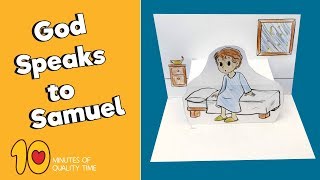 God Speaks to Samuel Craft - Bible Activities for Kids