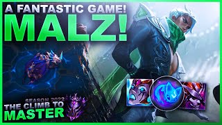 AN EXCELLENT GAME OF MALZAHAR! - Climb to Master | League of Legends