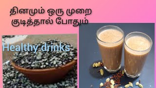 கருப்பு உளுந்து கஞ்சி /karuppu ulundhu kanji in tamil/black urad dal recipe/