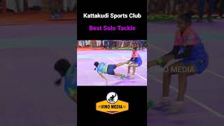 Kattakudi sports club girl best ever solo tackle #kabaddi #sports #vino_media #solotackle #tackle