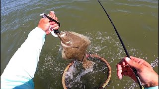 wading for flounder at seawolf park 2021