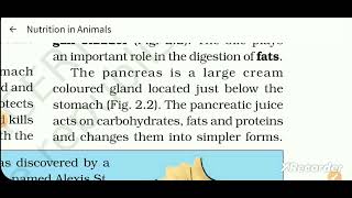 Class 7th/ science/ chapter-2 /NUTRITION IN  ANIMALS/ (part-3)/full explanation