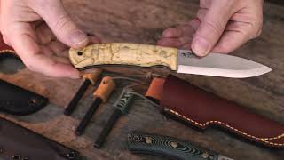 Swedish Forest Knife No.10, the start of Casström - Curly Birch handle