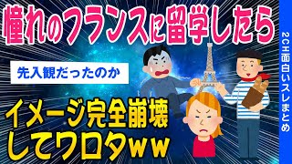 【2ch面白いスレ】憧れのフランスに留学したらイメージ完全崩壊ww【ゆっくり解説】