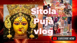 Bhawanipur Kansaripara  Shitola Mata Puja vlog. ভবানীপুর কাঁসারী পাড়া শীতলা মায়ের পূজার vlog ।