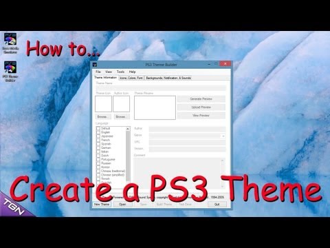 How to Create a PS3 Theme - Update Tutorial How to Create a PS3 Theme - Update Tutorial