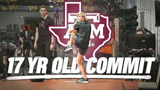 17-Year Old Texas A\u0026M Commit Throwing Low 90s | Graeson Register