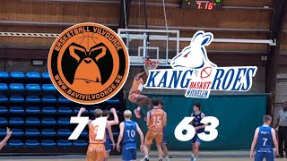 U18 Bavi Vilvoorde vs Kangoeroes Basket Mechelen: 71-63