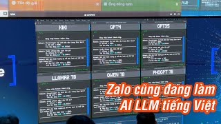 Zalo đang làm mô hình AI LLM, thi kiến thức với con người và GPT-4, GPT3.5