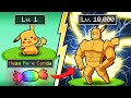 Pixelmon But Pokemon INFINITELY Level Up! (Minecraft)