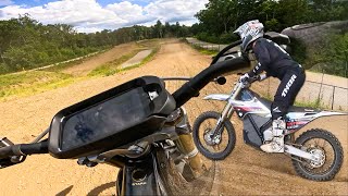 Mid Pack C-Class Tries Electric Dirtbike!