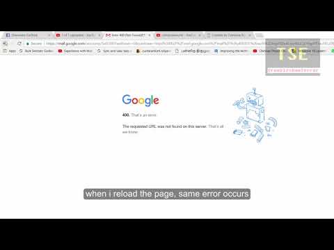 Google error 400 The requested URL was not found on this server Google error 400 The requested URL was not found on this server