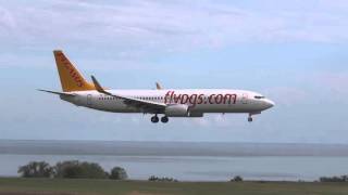 Trabzon Airport (TZX-LTCG) - Landing and Takeoff Compilation..